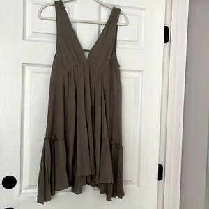 Lizard Thicket Olive Green Dress
